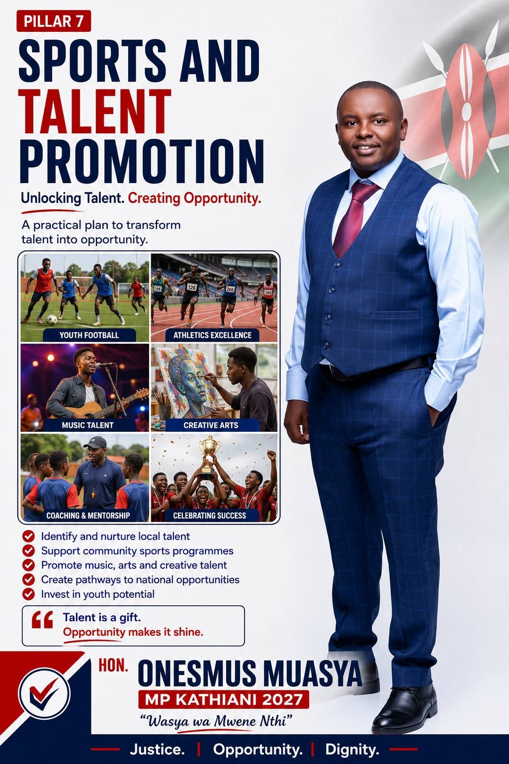 Sports and Talent Promotion campaign poster