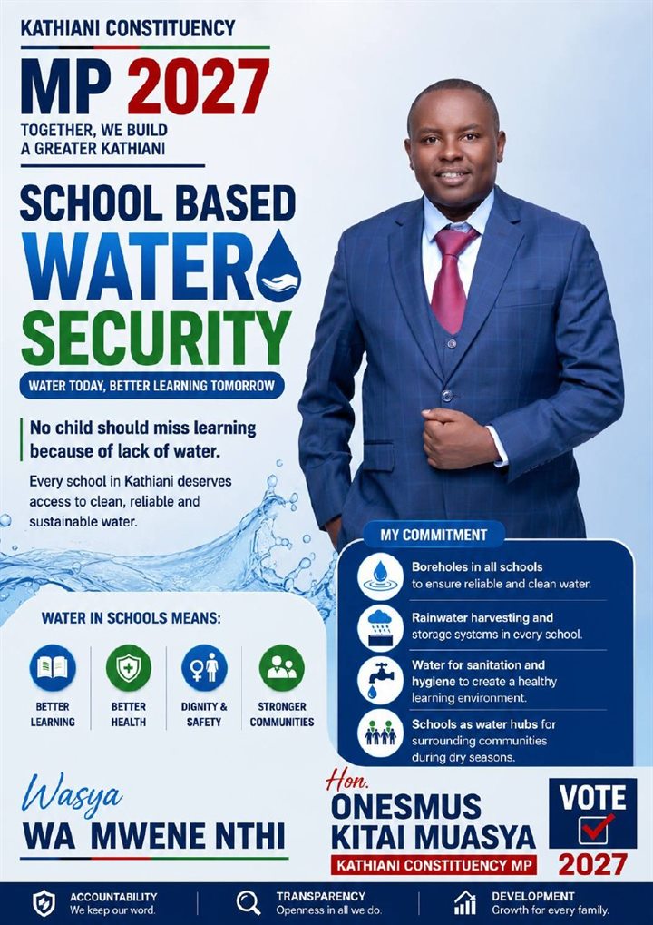 School Based Water Security campaign poster